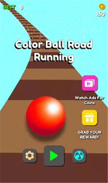 彩球路跑(Color Ball Road Running)游戏