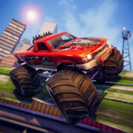巨型卡车屋顶特技（Mega Truck Rooftop Stunt Games）apk手机游戏