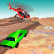 极限汽车特技巨型坡道Car Crash Extreme Mega Ramp无广告安卓游戏